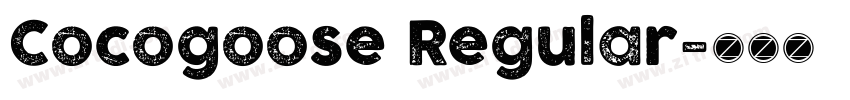 Cocogoose Regular字体转换